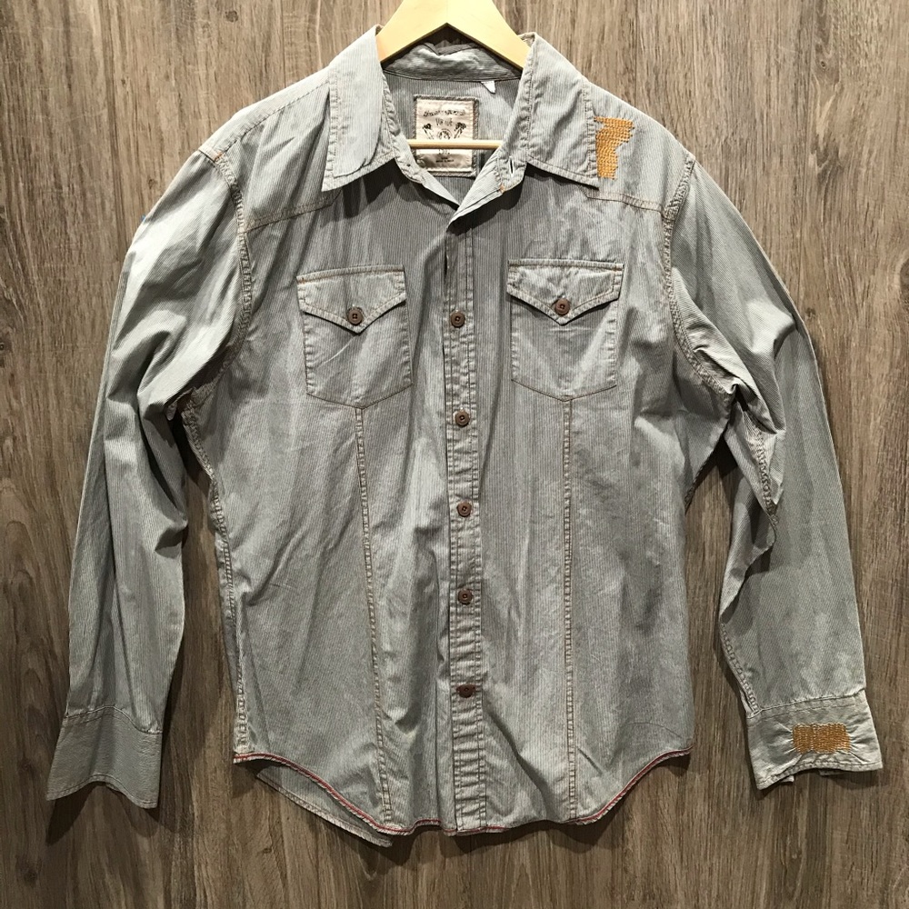 Guess Jeans Vintage Button Front Shirt